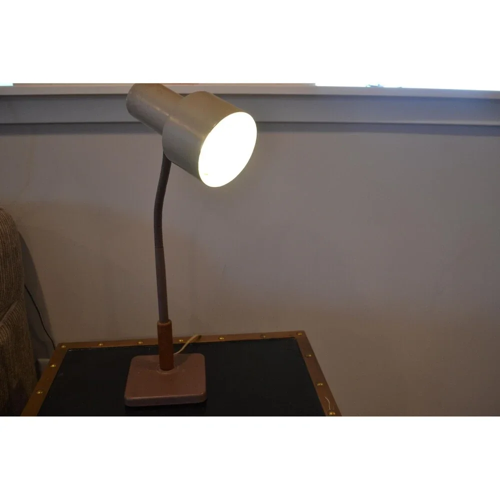 Vintage Desk Lamp Industrial Gooseneck Mid Century